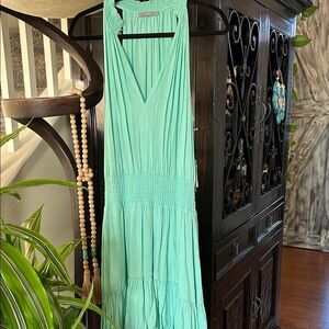 Tart Light Green Pleated Dress